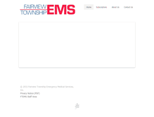 Tablet Screenshot of fairviewems.org